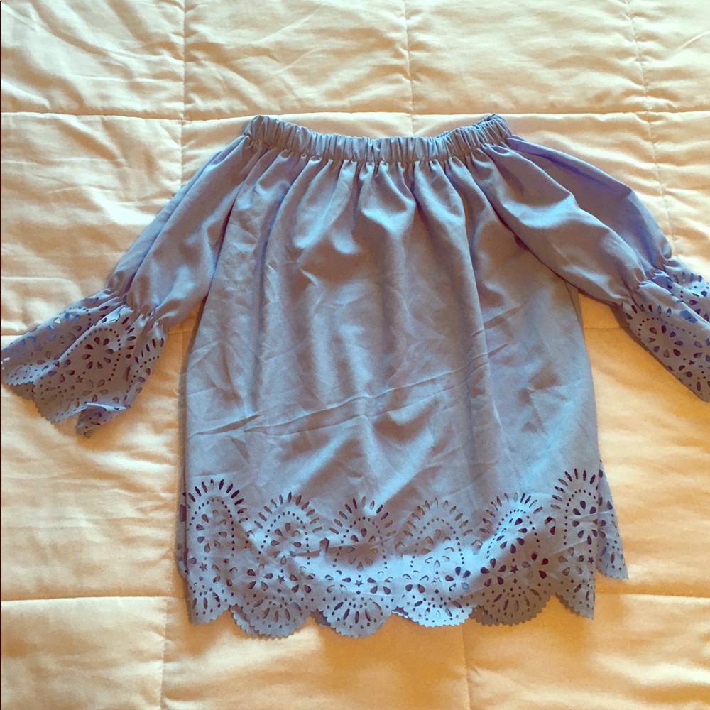 NWT Zaful blue top
